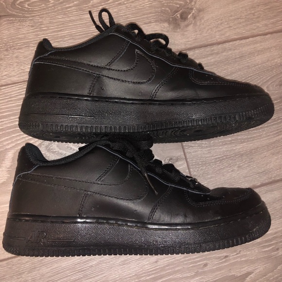 Nike All Black Air Force 1s